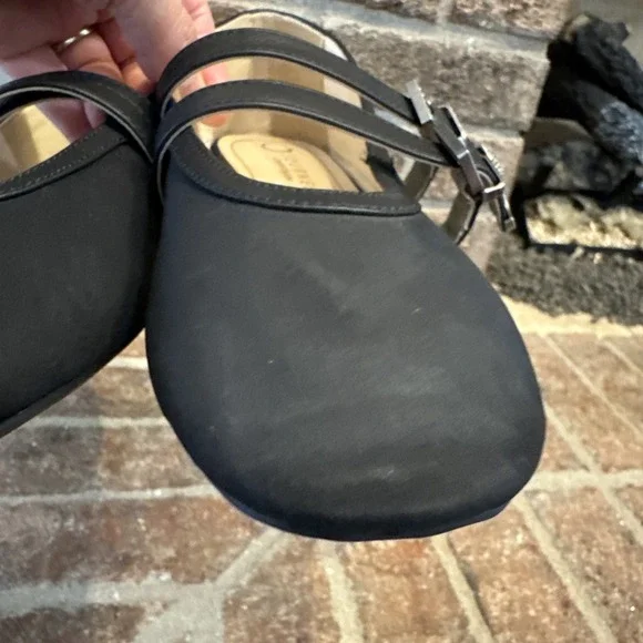 Journee Women's Florene Black Double Buckle Mary Jane Comfort Flats Sz 8.5 #224 - Picture 11 of 16